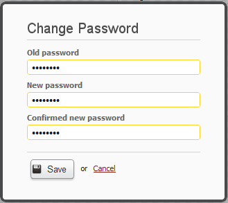 Change Password