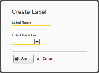 Create a Label