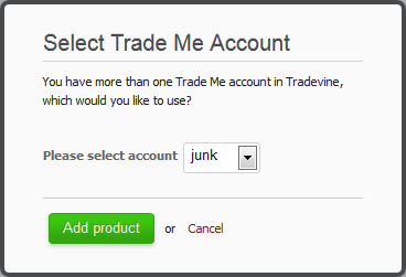 Screenshot Add Simple Product Multiple Trade Me Accounts