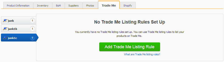 Screenshot Product Trade Me Multi Selling Channels